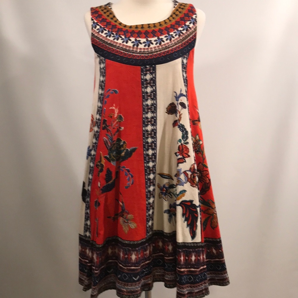 Maeve (Anthro) A-line print dress - S